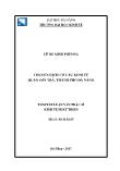 Luận văn Chuyển dịch cơ cấu kinh tế quận Sơn trà, thành phố Ðà Nẵng