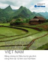 Luận văn Đặc điểm kinh tế nông thôn tại Việt Nam