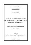 Luận văn Đánh giá thành tích nhân viên tại trung tâm kỹ thuật tiêu chuẩn đo lường chất lượng 2