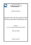 Luận văn Giải quyết việc làm cho lao động nữ trên địa bàn quận Sơn trà, thành phố Đà Nẵng