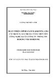 Luận văn Hoàn thiện chính sách marketing cho các dịch vụ giá trị gia tăng trên nền công nghệ 3G của công ty thông tin di động VMS mobifone