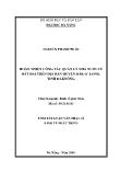 Luận văn Hoàn thiện công tác quản lý nhà nước về đất đai trên địa bàn huyện Đắk g’ long, Tỉnh Ðắk nông