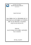 Luận văn Hoàn thiện công tác thẩm định cho vay khách hàng doanh nghiệp tại văn phòng khu vực bắc trung bộ - Ngân hàng TMCP Sài gòn Thương Tín