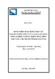 Luận văn Hoàn thiện hoạt động cho vay doanh nghiệp nhỏ và vừa tại ngân hàng nông nghiệp và phát triển nông thôn Việt Nam - Chi nhánh tỉnh Quảng Nam