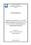 Luận văn Nghiên cứu ảnh hưởng của cấu trúc sở hữu đến hiệu quả hoạt động của các công ty niêm yết trên thị trường chứng khoán Việt Nam