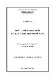 Luận văn Phát triển khai thác hải sản ở thành phố Đà Nẵng