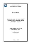 Luận văn Phát triển tiểu thủ công nghiệp trên địa bàn quận Ngũ hành sơn, thành phố Ðà Nẵng