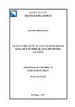 Luận văn Quản lý nhà nước về vận tải hành khách bằng xe ô tô trên địa bàn thành phố Ðà Nẵng