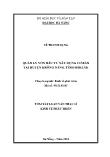 Luận văn Quản lý vốn đầu tư xây dựng cơ bản tại huyện Krông năng, tỉnh Đắk lắk