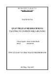 Luận văn Quản trị quan hệ khách hàng tại công ty cổ phần nhựa Đà Nẵng