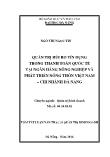 Luận văn Quản trị rủi ro tín dụng trong thanh toán quốc tế tại ngân hàng nông nghiệp và phát triển nông thôn Việt Nam – Chi nhánh Đà Nẵng