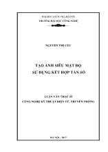 Luận văn Tạo ảnh siêu mật độ sử dụng kết hợp tần số