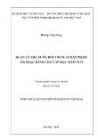 Tóm tắt Luận án Quản lý nhà nước đối với xuất bản phẩm âm nhạc dành cho cấp học Mầm non