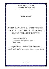 Tóm tắt Luận văn Nghiên cứu và đánh giá các phương pháp nội suy ảnh viễn thám cho bài toán phân loại lớp phủ đô thị tại Việt Nam