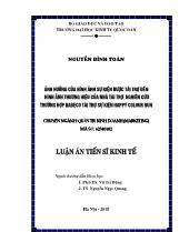 Luận án Ảnh hưởng của hình ảnh sự kiện được tài trợ đến hình ảnh thương hiệu của nhà tài trợ: Nghiên cứu trường hợp Habeco tài trợ sự kiện Happy Colour Run