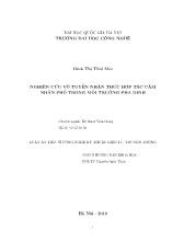 Luận án Nghiên cứu vô tuyến nhận thức hợp tác cảm nhận phổ trong môi trường pha đinh