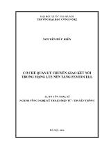 Luận văn Cơ chế quản lý chuyển giao kết nối trong mạng LTE nền tảng Femtocell