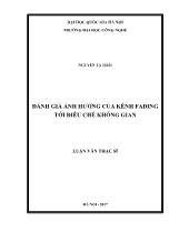 Luận văn Đánh giá ảnh hưởng của kênh Fading tới điều chế không gian