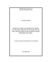 Luận văn Nghiên cứu hiệu ứng kênh ngắn trong các tranzito trường xuyên hầm với cấu trúc dị chất Si/SiGe sử dụng phương pháp mô phỏng hai chiều