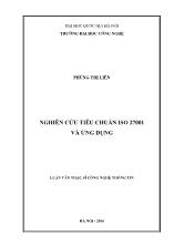 Luận văn Nghiên cứu tiêu chuẩn ISO 27001 và ứng dụng