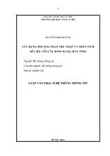 Luận văn Xây dựng phương pháp thu thập và phân tích số liệu lỗi cấu hình mạng máy tính