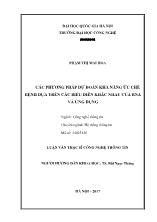 Tóm tắt Luận văn Các phương pháp dự đoán khả năng ức chế bệnh dựa trên các biểu diễn khác nhau của RNA và ứng dụng