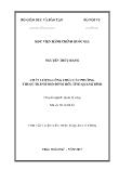 Tóm tắt Luận văn Chất lượng công chức các phường thuộc thành phố Đồng Hới, tỉnh Quảng Bình