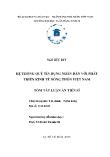 Tóm tắt Luận văn Hệ thống quỹ tín dụng nhân dân với phát triển kinh tế nông thôn Việt Nam