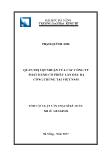 Tóm tắt Luận văn Quản trị lợi nhuận của các công ty phát hành cổ phiếu lần đầu ra công chúng tại Việt Nam