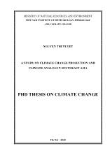 A study on climate change projection and climate analog in southeast asia