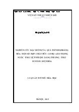 Luận án Nghiên cứu đặc điểm của quá trình khoáng hóa một số hợp chất hữu cơ họ azo trong nước thải dệt nhuộm bằng phương pháp fenton điện hóa