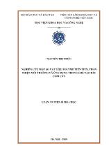 Luận án Nghiên cứu một số vật liệu Polyme tiên tiến, thân thiện môi trường và ứng dụng trong chế tạo bầu ươm cây