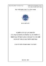 Luận án Nghiên cứu sự vận chuyển của một số đồng vị phóng xạ tự nhiên và nhân tạo từ đất sang cây rau và cây chè bằng kỹ thuật hạt nhân hiện đại