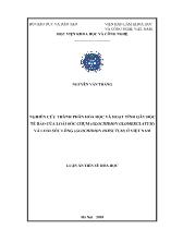 Luận án Nghiên cứu thành phần hóa học và hoạt tính gây độc tế bào của loài sóc chụm (glochidion glomerulatum) và loài sóc lông (glochidion hirsutum) ở Việt Nam