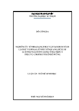 Luận án Nghiên cứu tính đa dạng thực vật tại khu di tích lịch sử tân trào, tỉnh tuyên quang, đề xuất giải pháp bảo tồn và khai thác hợp lý phục vụ cho phát triển bền vững