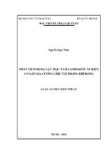 Luận án Phân tích động lực học tấm composite áp điện có gân gia cường chịu tải trọng khí động