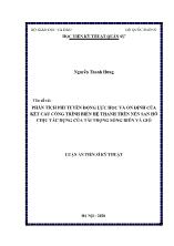 Luận án Phân tích phi tuyến động lực học và ổn định của kết cấu công trình biển hệ thanh trên nền san hô chịu tác dụng của tải trọng sóng biển và gió