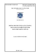 Luận án Phương pháp hệ vô hạn giải gần đúng một số bài toán biên tuyến tính trong miền không giới nội