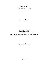 Luận án tiến sĩ Hóa học Hệ nhân tử trong nhóm phạm trù phân bậc