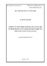 Nghiên cứu dòng điện xích đạo (eej) từ số liệu vệ tinh champ và từ số liệu mặt đất ở khu vực Việt Nam và các vùng lân cận