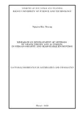 Research on development of methods of graph theory and automata in steganography and searchable encryption