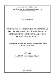 Tóm tắt Luận án Nghiên cứu cơ sở khoa học cho tính toán kết cấu thép cổng trục chuyên dùng do Việt Nam chế tạo phục vụ lao lắp dầm bê tông trên xà mũ cầu