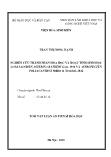 Tóm tắt Luận án Nghiên cứu thành phần hóa học và hoạt tính sinh học loài sao biển asterina batheri goto, 1914 và astropecten polyacanthus müller & troschel, 1842