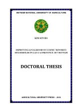 Improving livelihood of ethnic minority households in lao cai province of Vietnam
