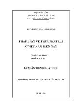 Pháp luật về thừa phát lại Việt Nam hiện nay