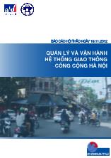 Quản lý và vận hành hệ thống giao thông công cộng Hà Nội