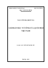 Giám sát đầu tư công của quốc hội Việt Nam