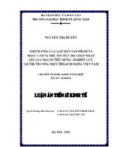 Luận án Ảnh hưởng của gắn kết sản phẩm và nhạy cảm vị thế tới mức độ chấp nhận giá của người tiêu dùng: nghiên cứu tại thị trường điện thoại di động Việt Nam