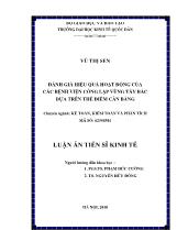 Luận án Đánh giá hiệu quả hoạt động của các bệnh viện công lập vùng Tây Bắc dựa trên thẻ điểm cân bằng