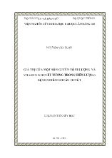 Luận án Giá trị của một số nguyên tố vi lượng và vitamin d huyết tương trong tiên lượng bệnh nhiễm khuẩn huyết